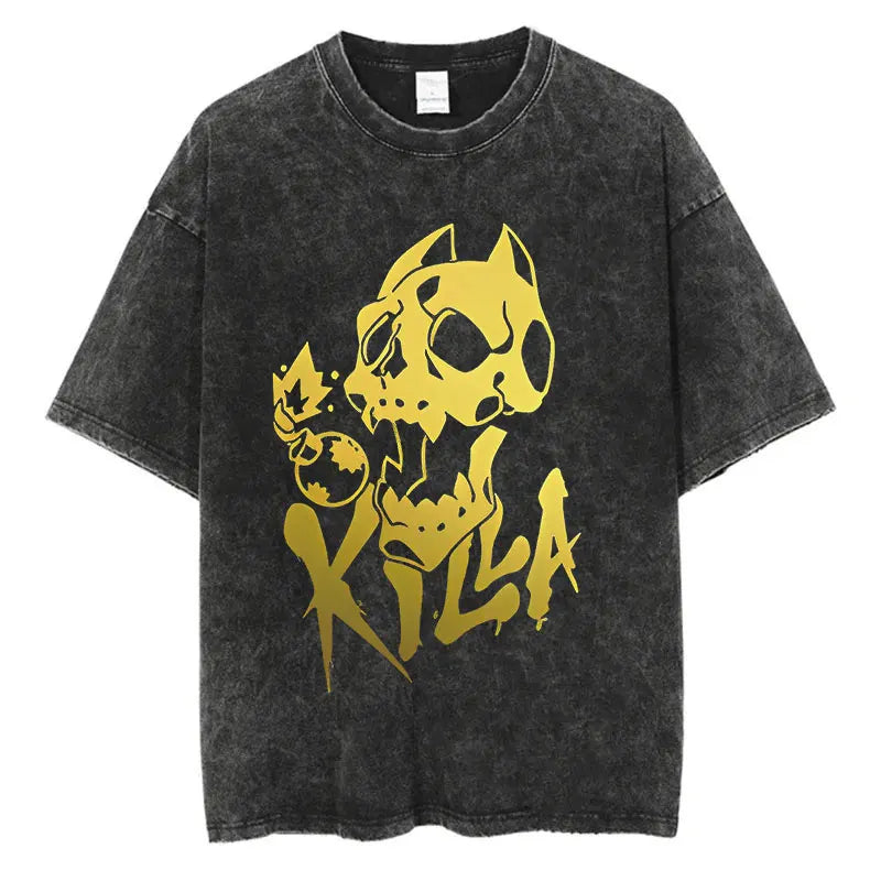 Camiseta Oversize Vintage JoJo Bizarre Adventure