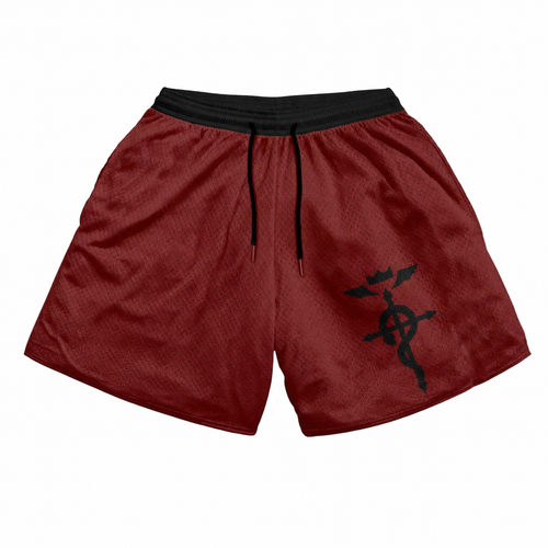 Metal Red Shorts