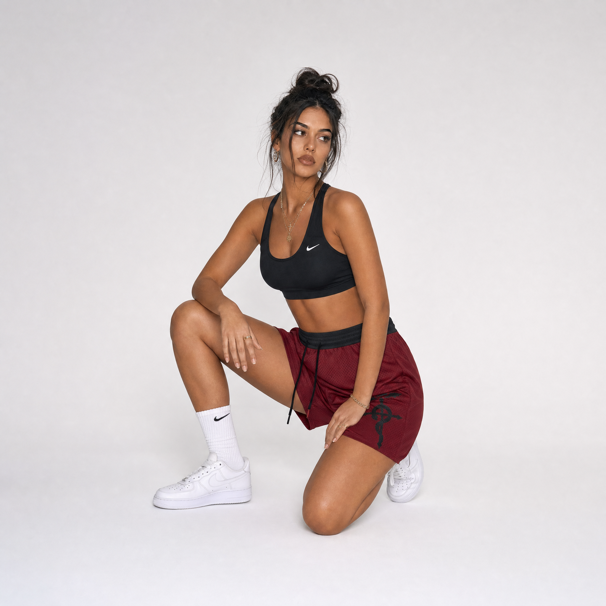 Metal Red Shorts