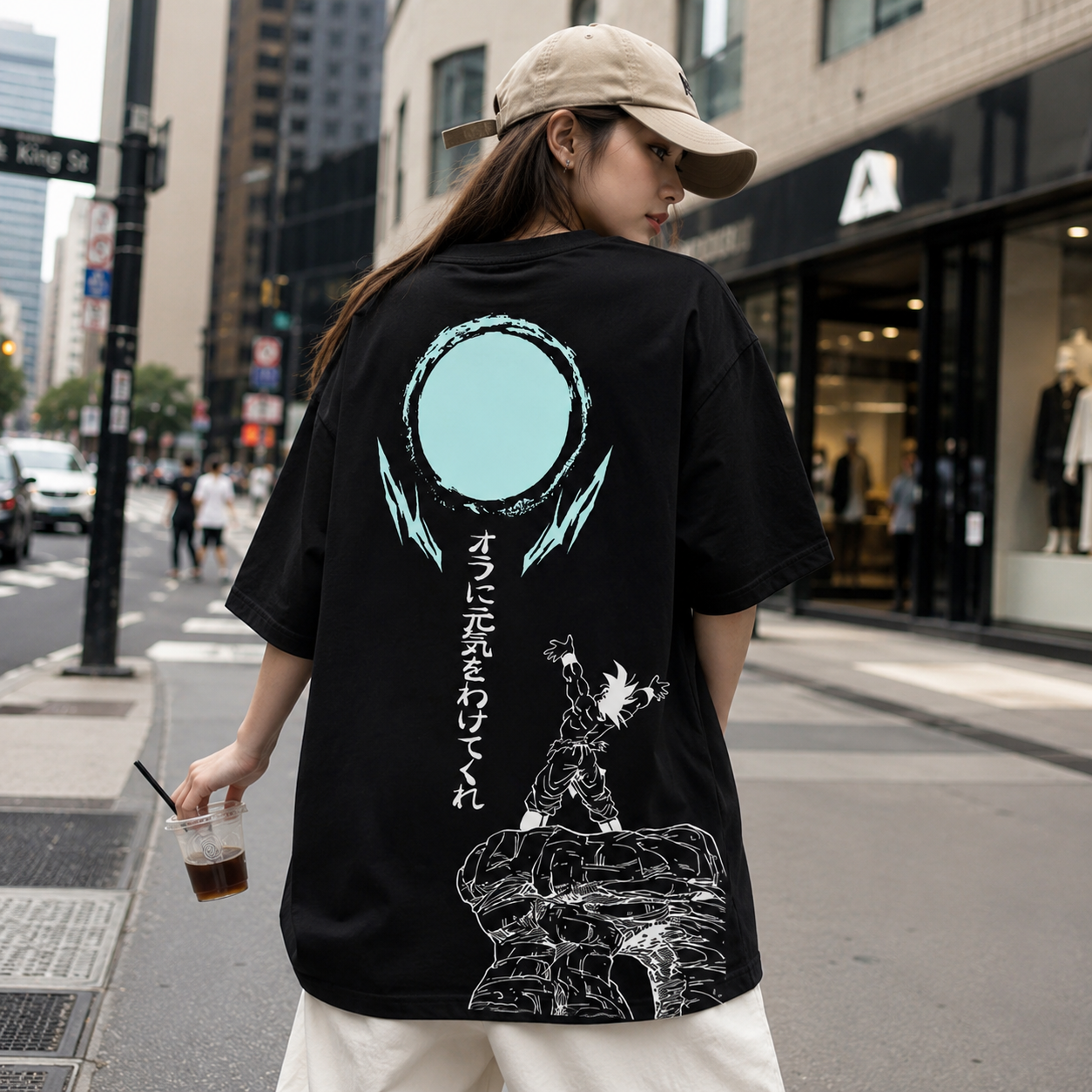 Genkidama 2-Sided Oversize Tee