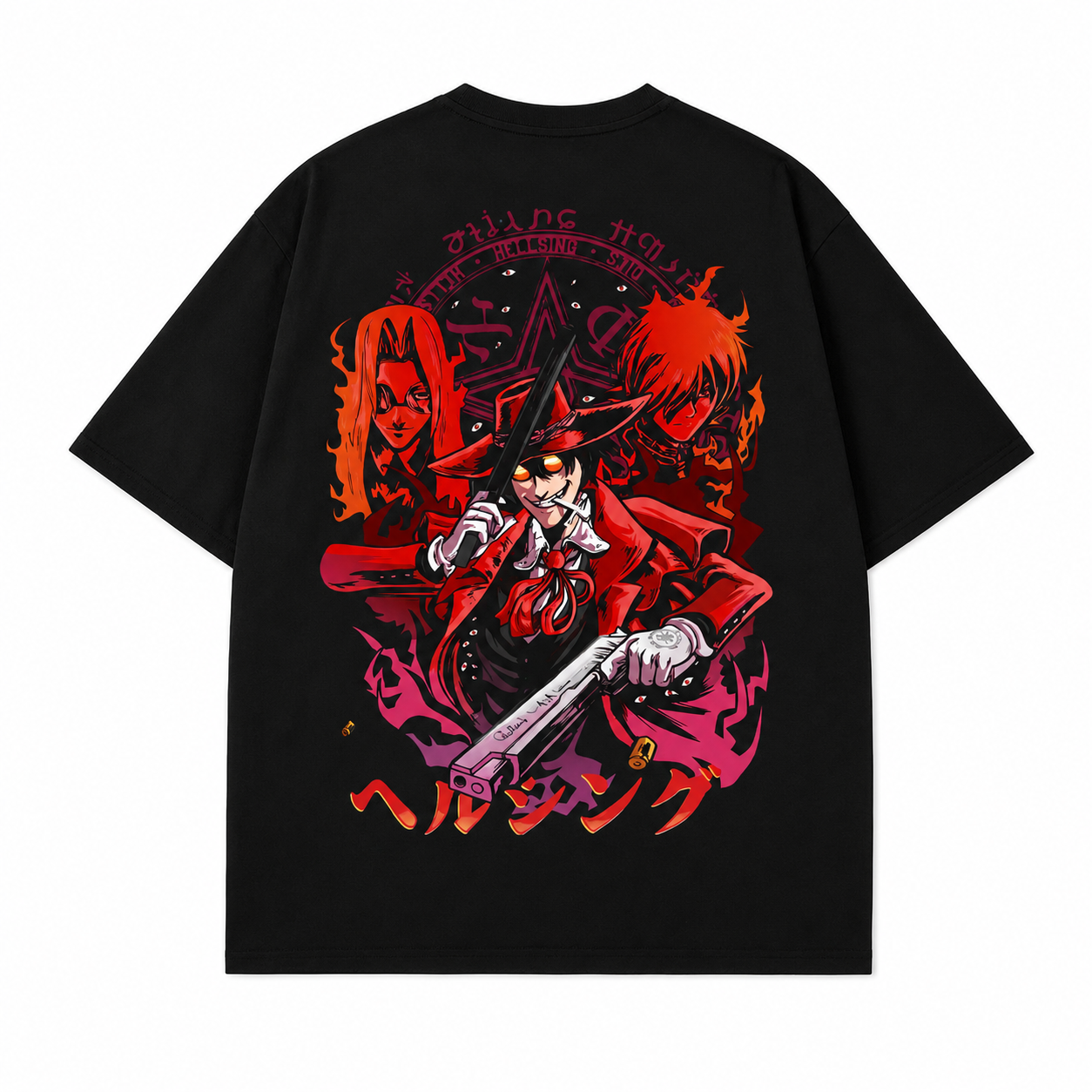 Crimson Hunter 2-Sided Oversize Tee