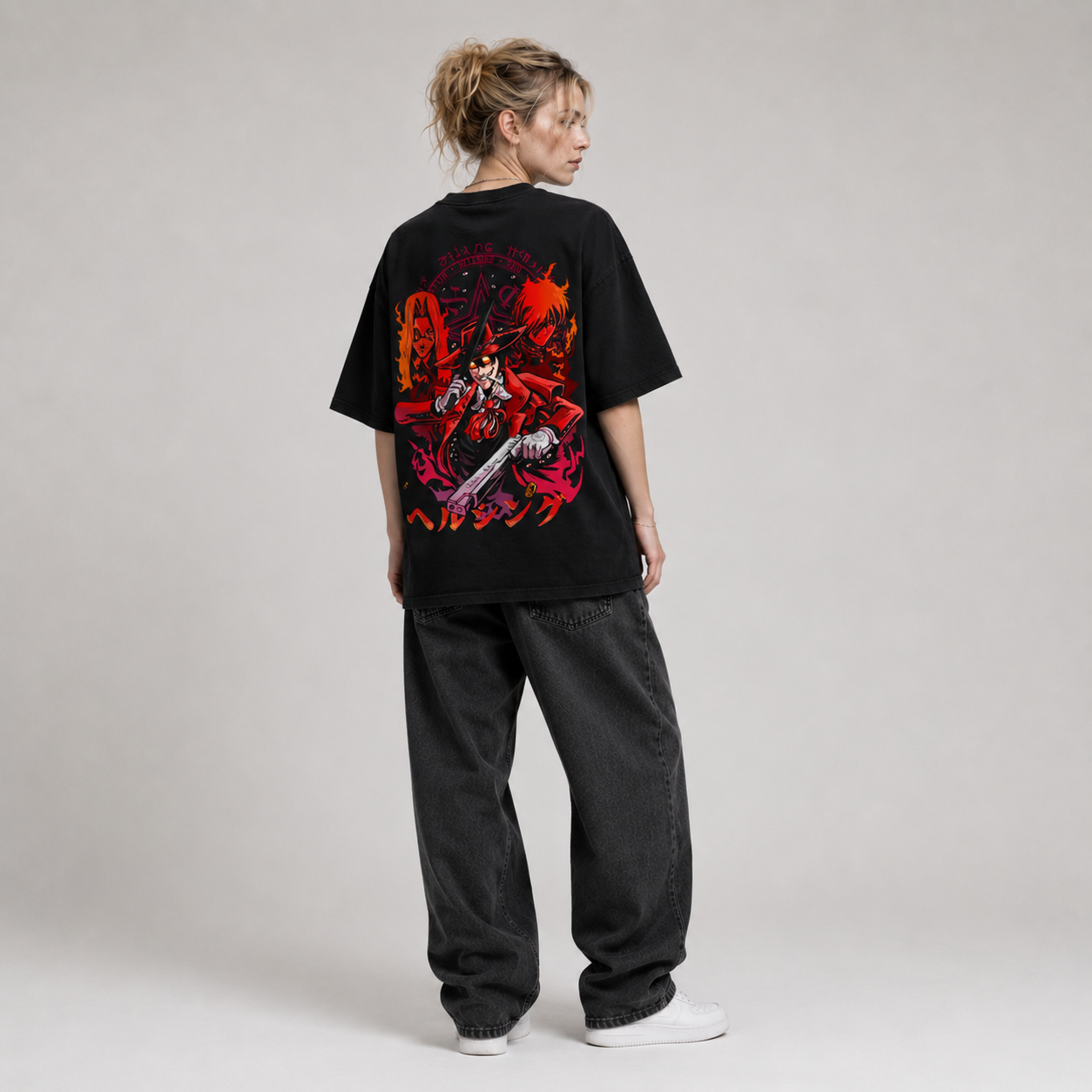 Crimson Hunter 2-Sided Oversize Tee