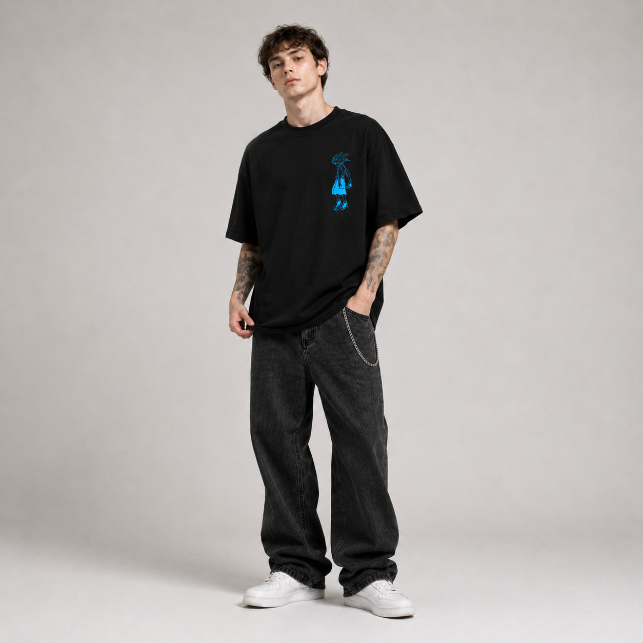 Electric Hunter 2-Sided Oversize Tee