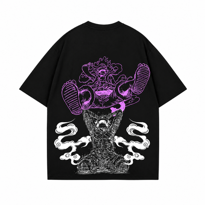 Purple Gear 2-Sided Oversize Tee