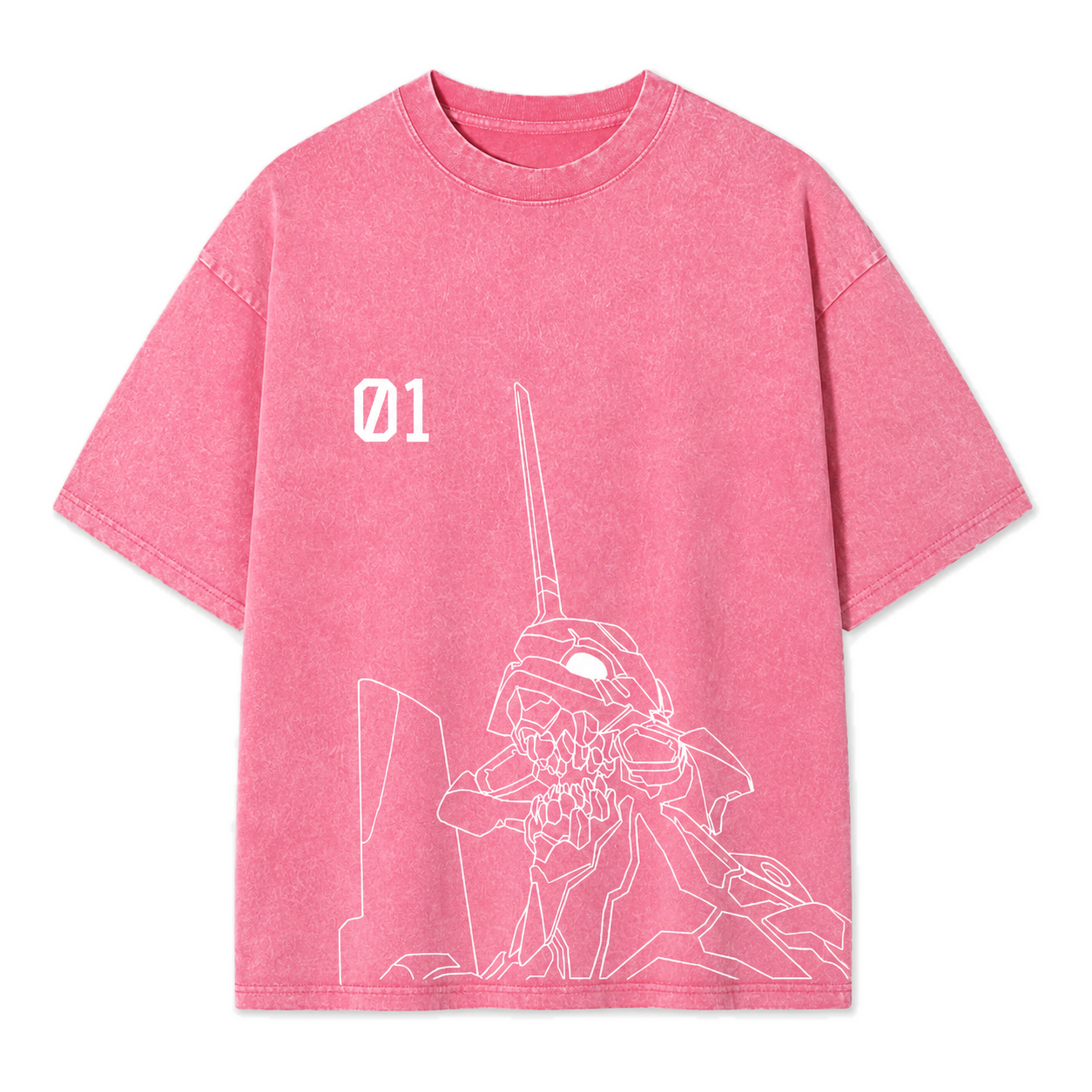 Pink Mecha 01 Vintage Tee