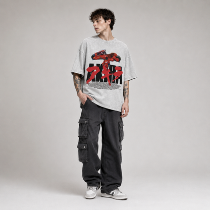 Red Neo Racer Vintage Tee