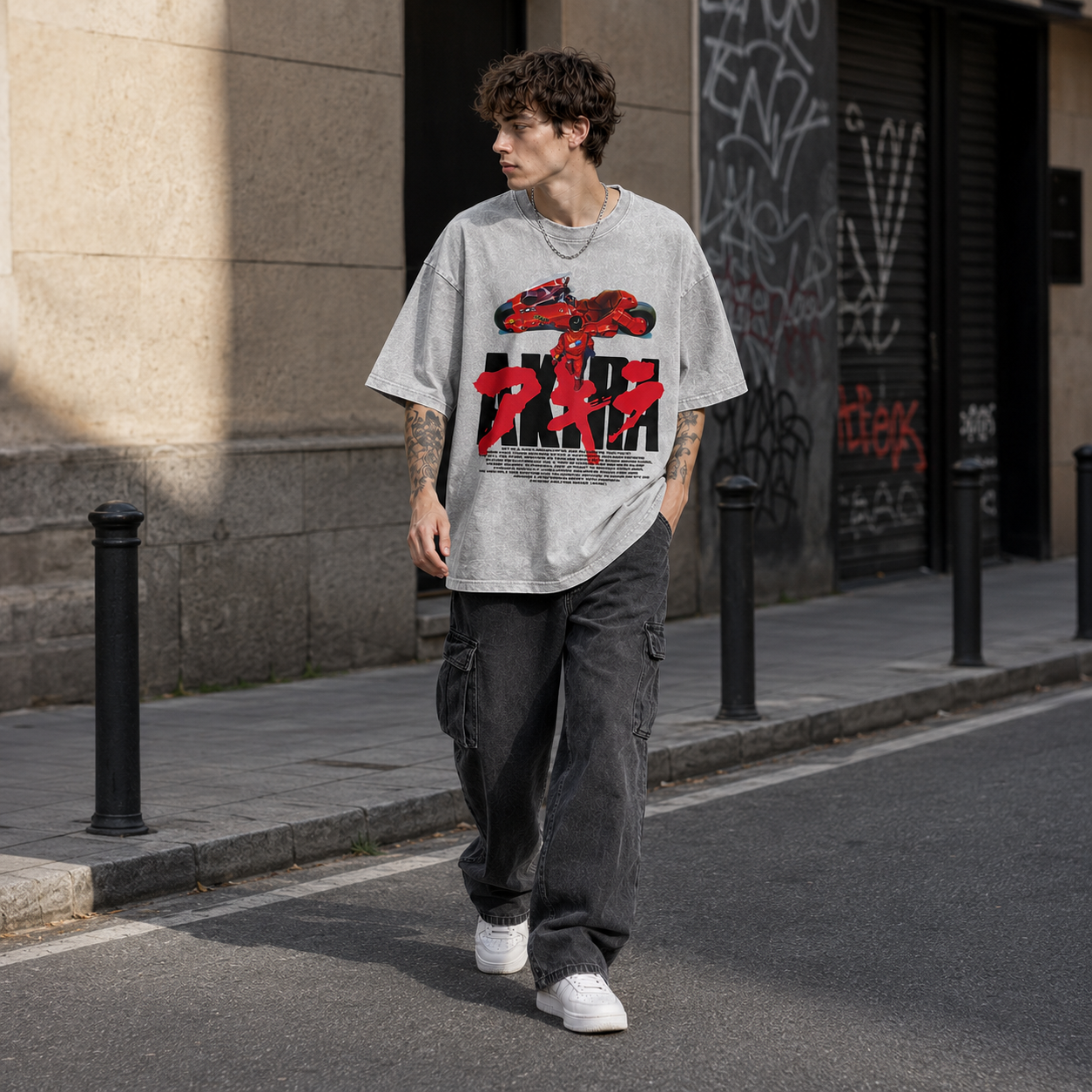 Red Neo Racer Vintage Tee