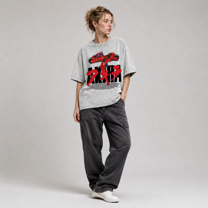 Red Neo Racer Vintage Tee