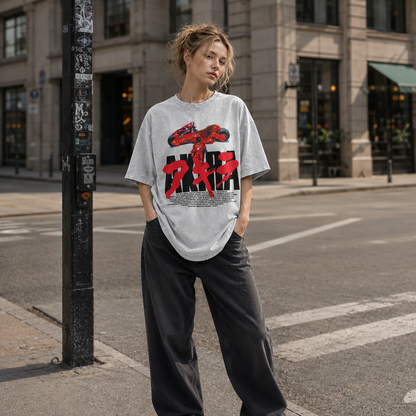 Red Neo Racer Vintage Tee