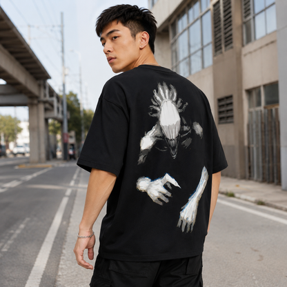 Cursed Spirit 2-Sided Oversize Tee