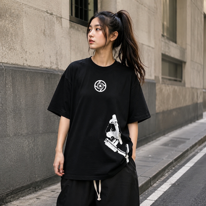 Cursed Spirit 2-Sided Oversize Tee