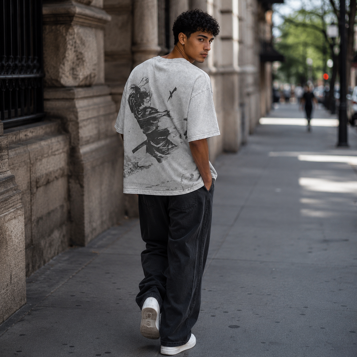 Grey Ronin Spirit 2-Sided Vintage Tee