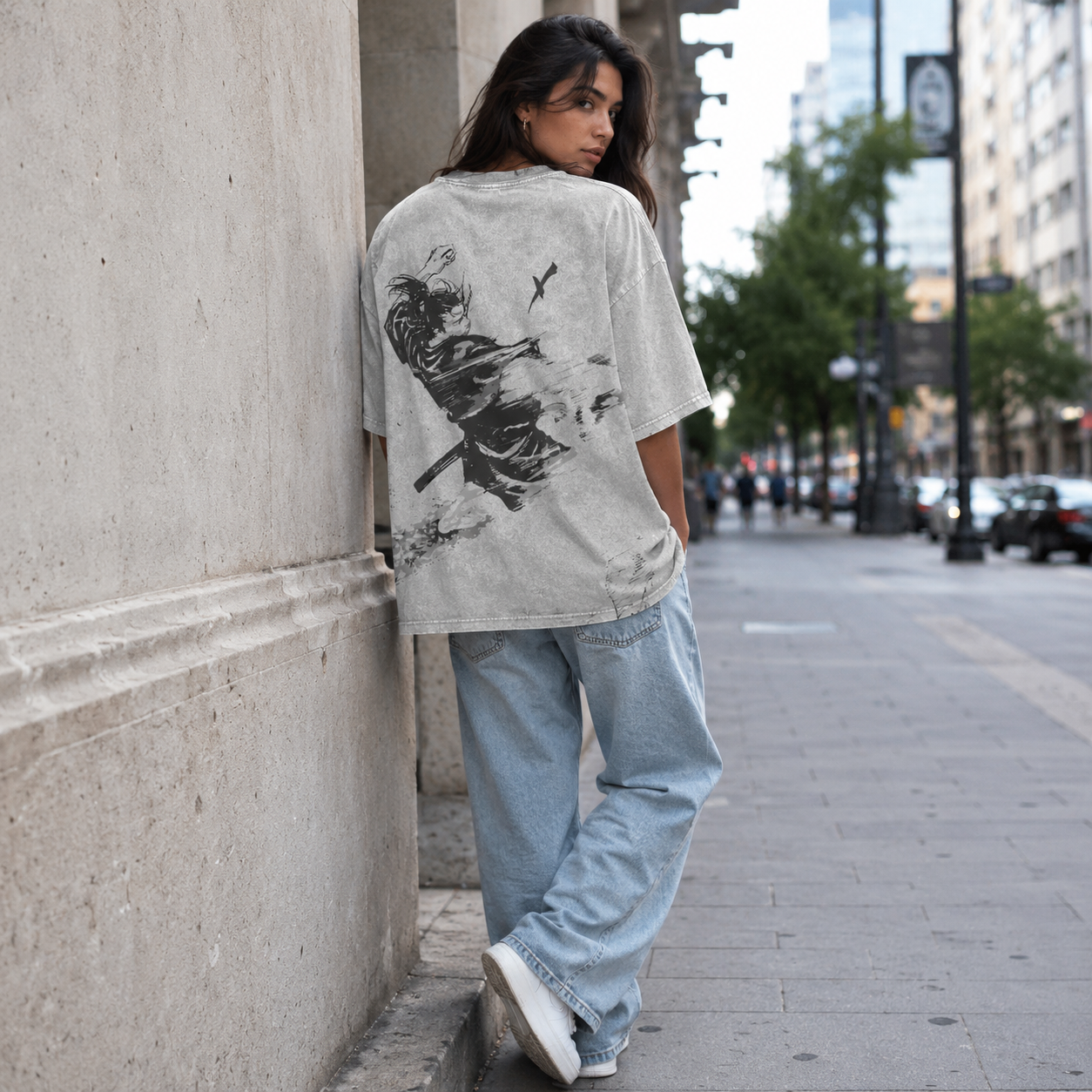 Grey Ronin Spirit 2-Sided Vintage Tee