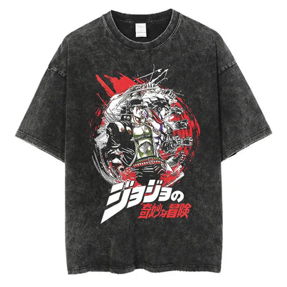 Camiseta Oversize Vintage JoJo Bizarre Adventure