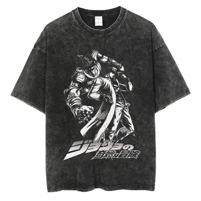 Camiseta Oversize Vintage JoJo Bizarre Adventure