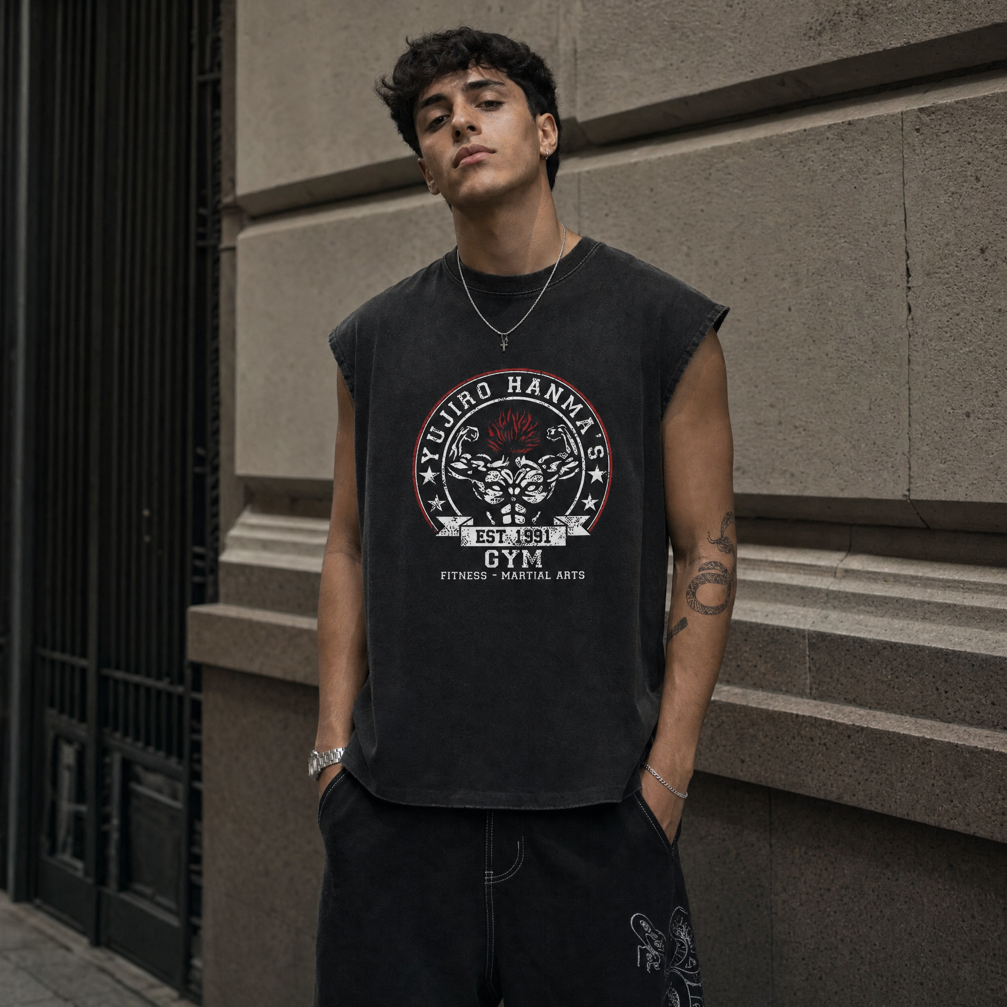 Yujiro Vintage Washed Tank Top