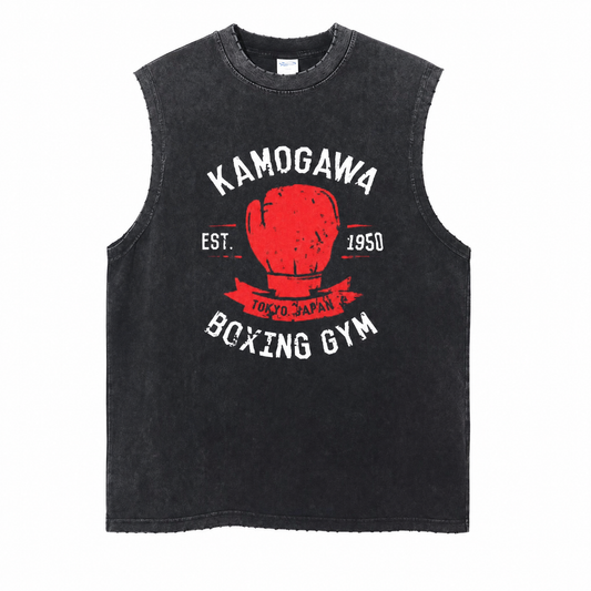 Kamogawa Boxing Gym V2 Vintage Washed Tank Top