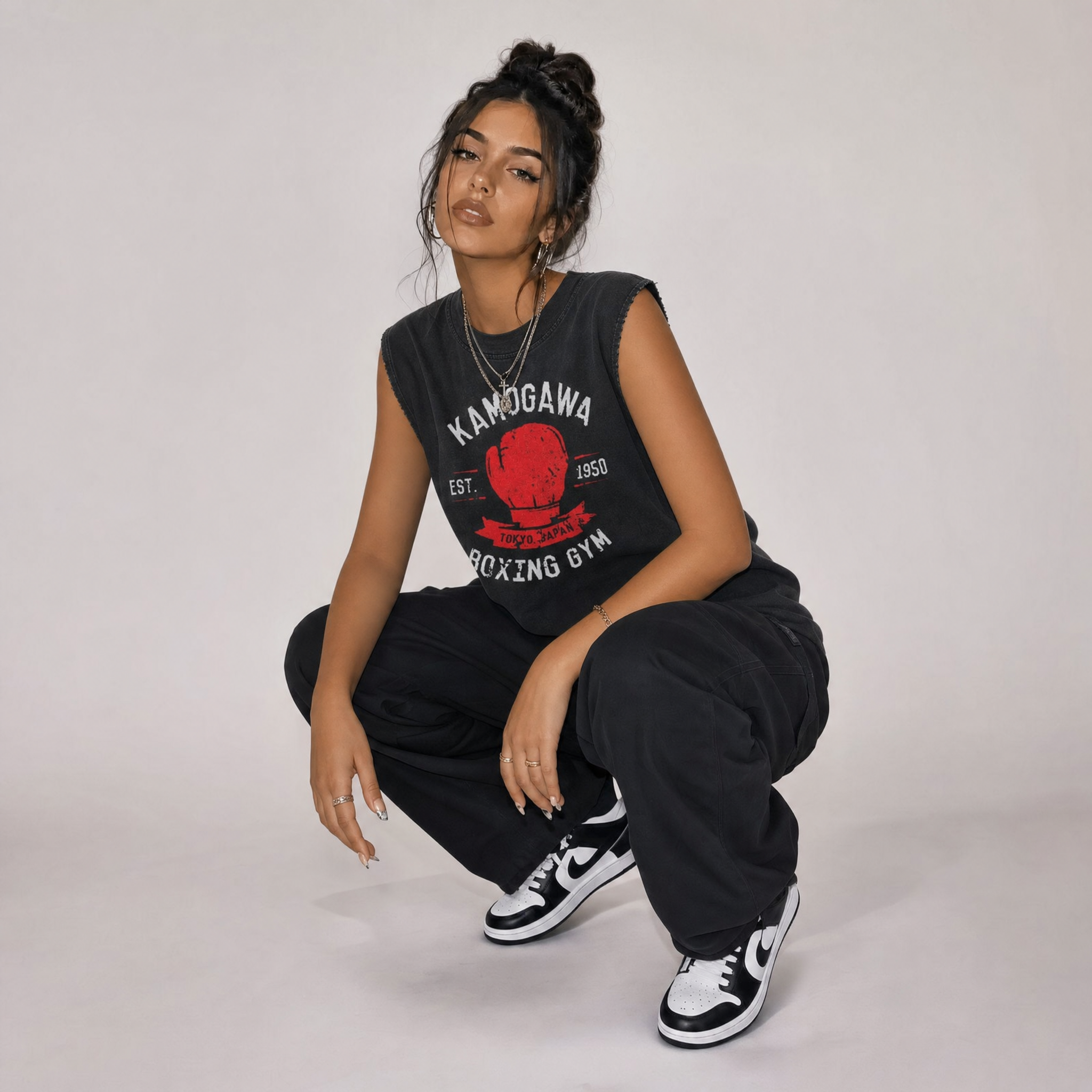 Kamogawa Boxing Gym V2 Vintage Washed Tank Top
