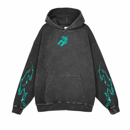 2-Sided Justice Overdrive Vintage Hoodie
