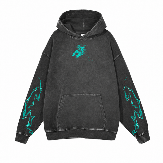 2-Sided Justice Overdrive Vintage Hoodie