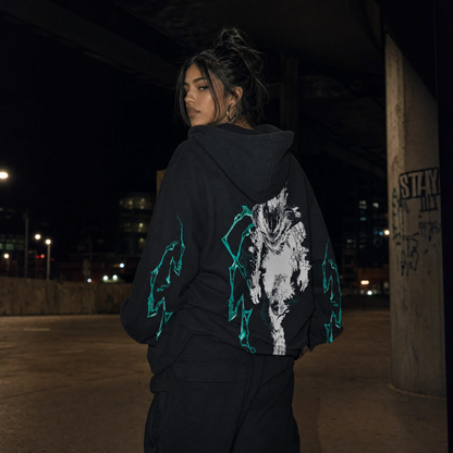2-Sided Justice Overdrive Vintage Hoodie
