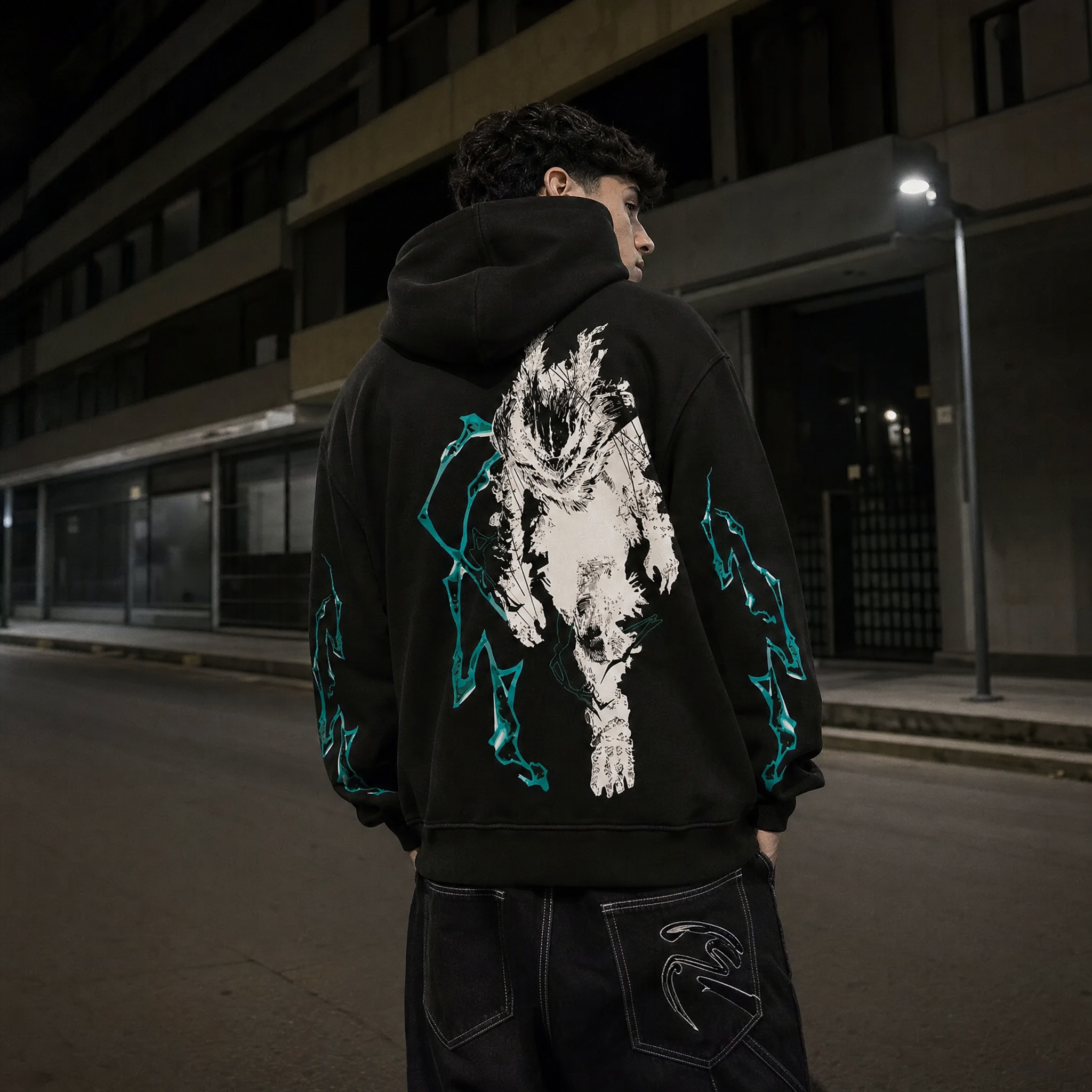 2-Sided Justice Overdrive Vintage Hoodie