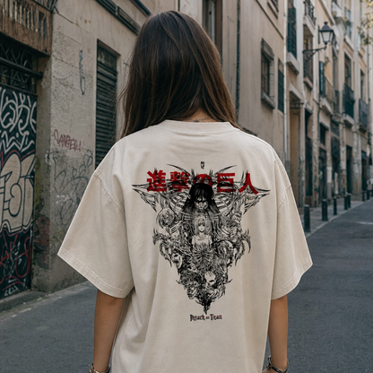 The Basement Key 2-Sided Oversized Vintage Tee