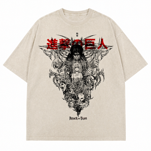 The Basement Key 2-Sided Oversized Vintage Tee