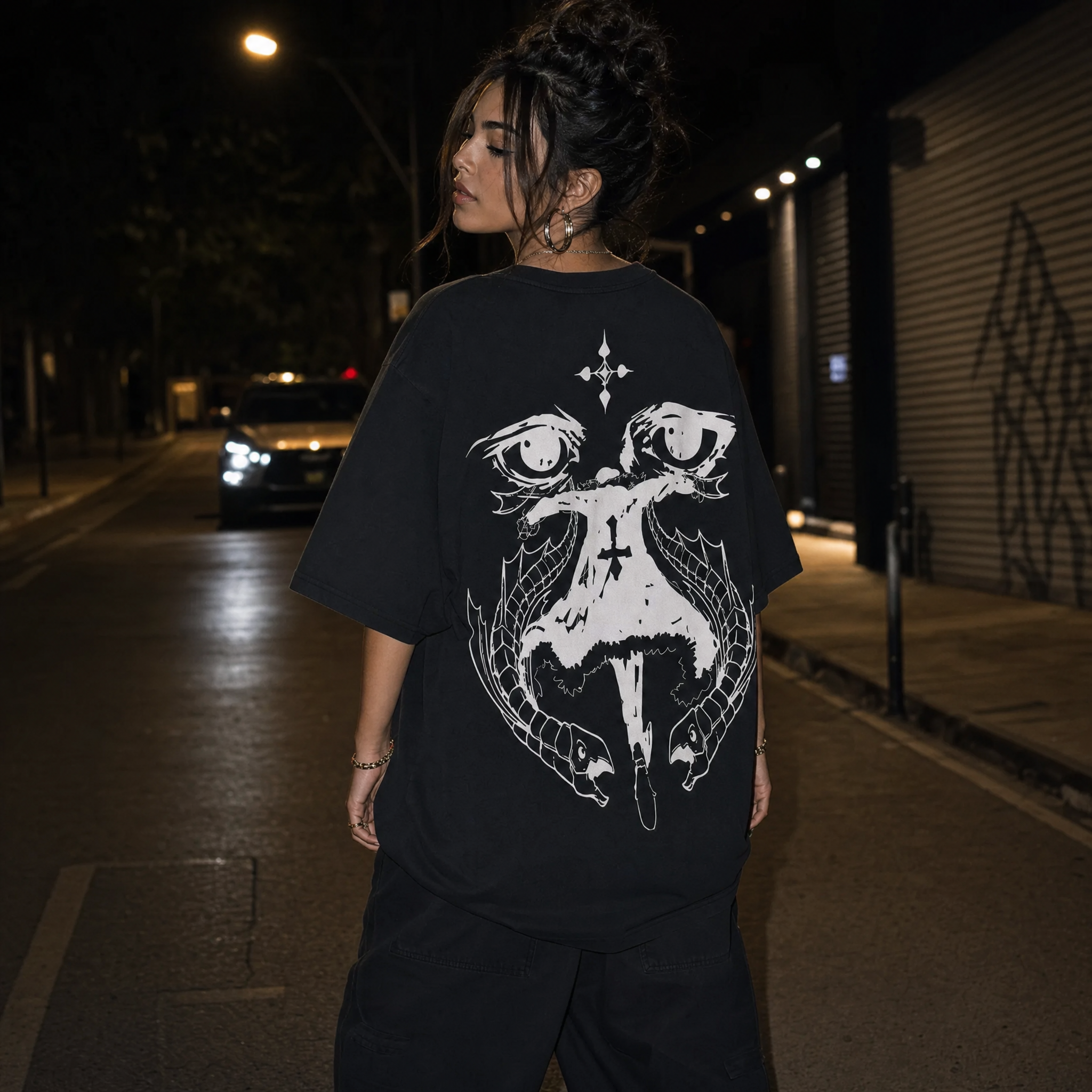Stealer Of Fate 2-Sided Oversized Tee