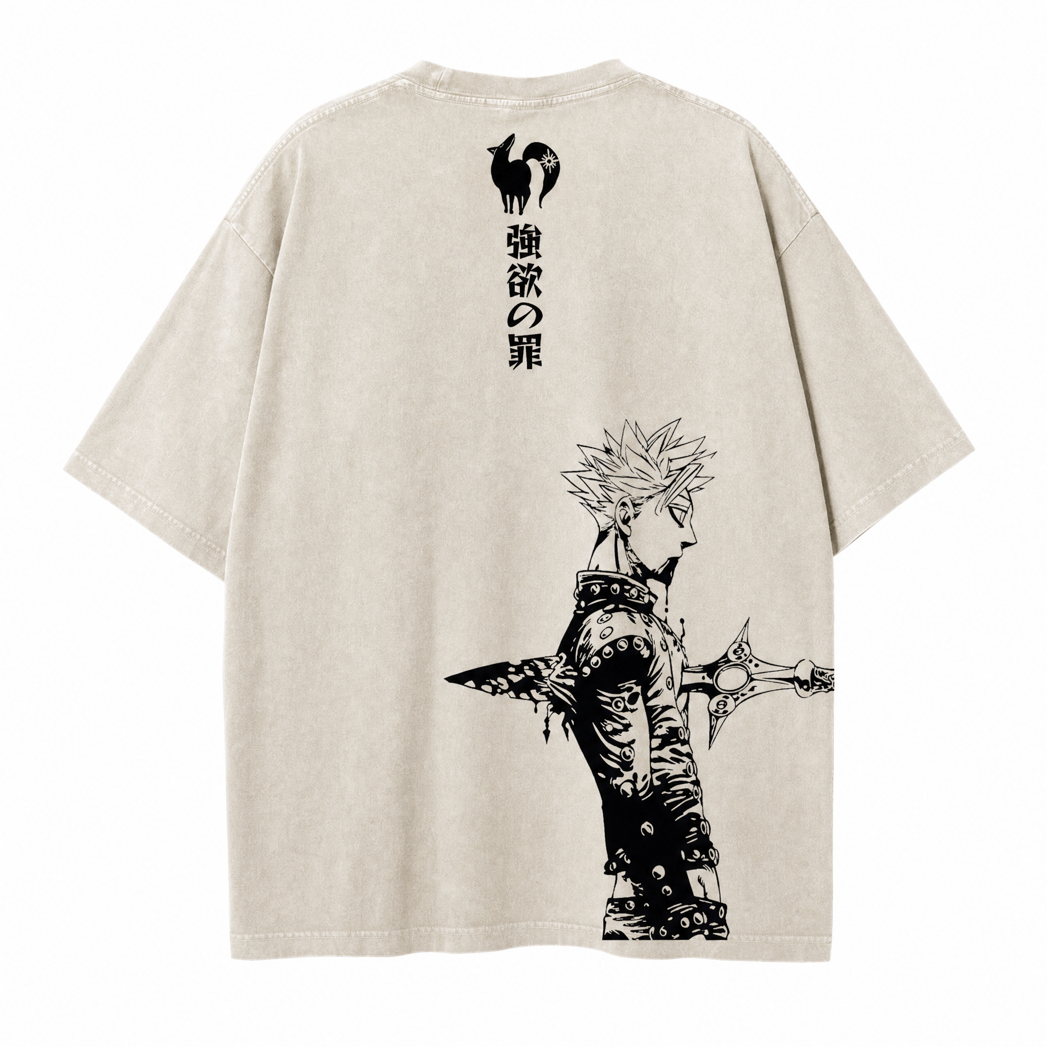 Crown & Claws Oversize Vintage Tee