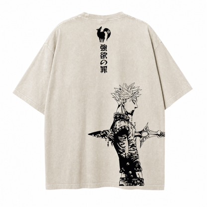 Crown & Claws Oversize Vintage Tee