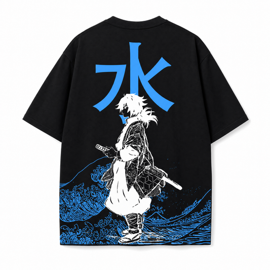 Water Breathing 2-Sided Oversize Tee