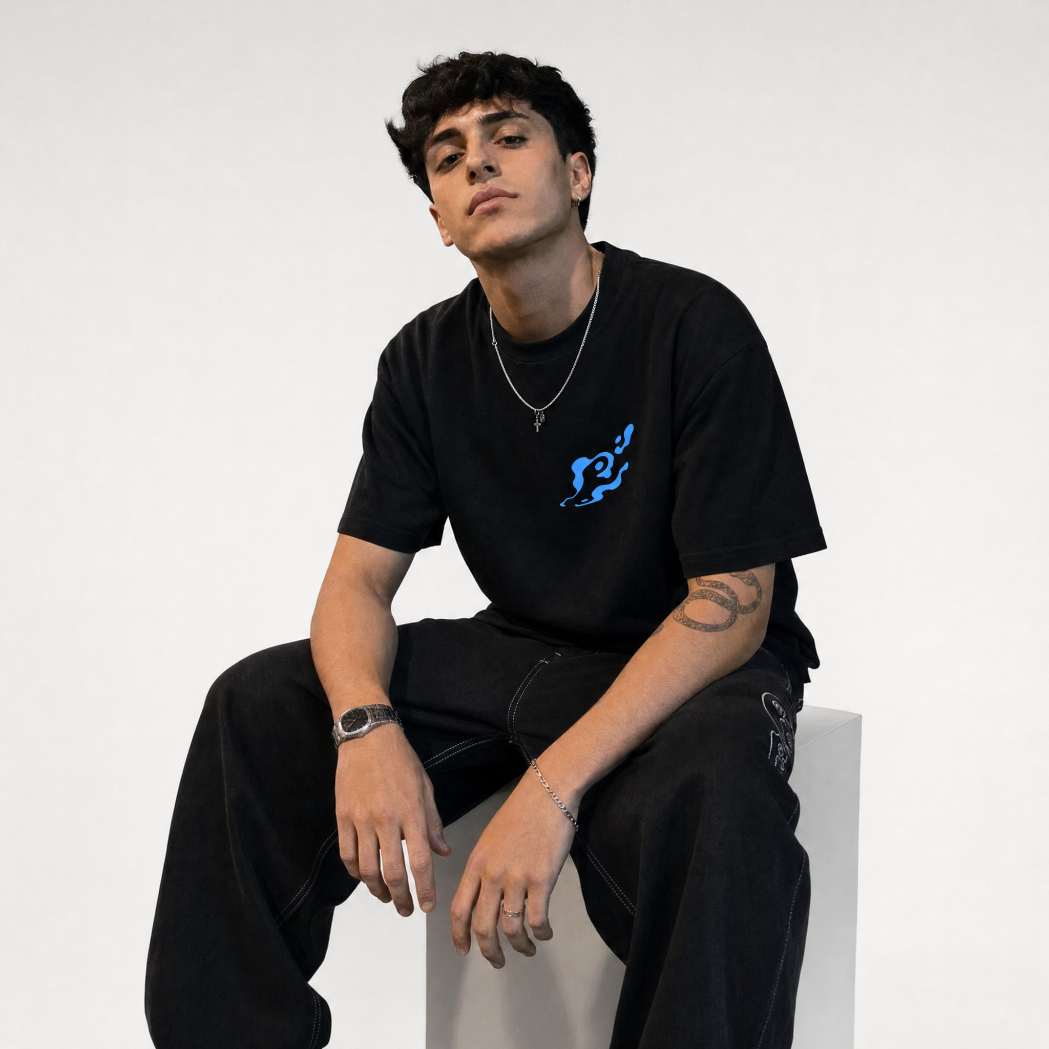 Water Breathing 2-Sided Oversize Tee