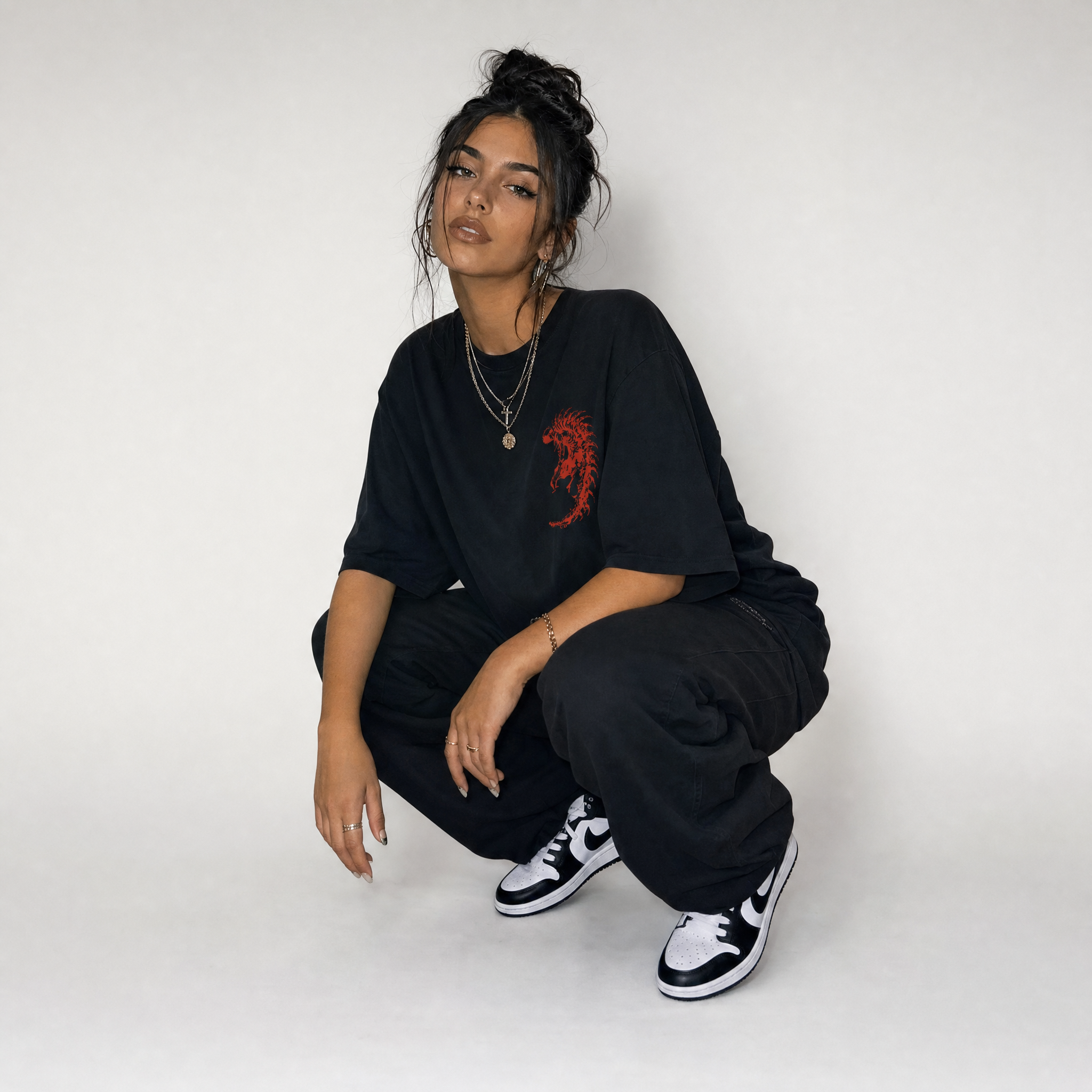 One-Eyed Sorrow 2-Sided Oversize Tee