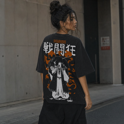 Battle Demon 2-Sided Oversize Vintage Tee