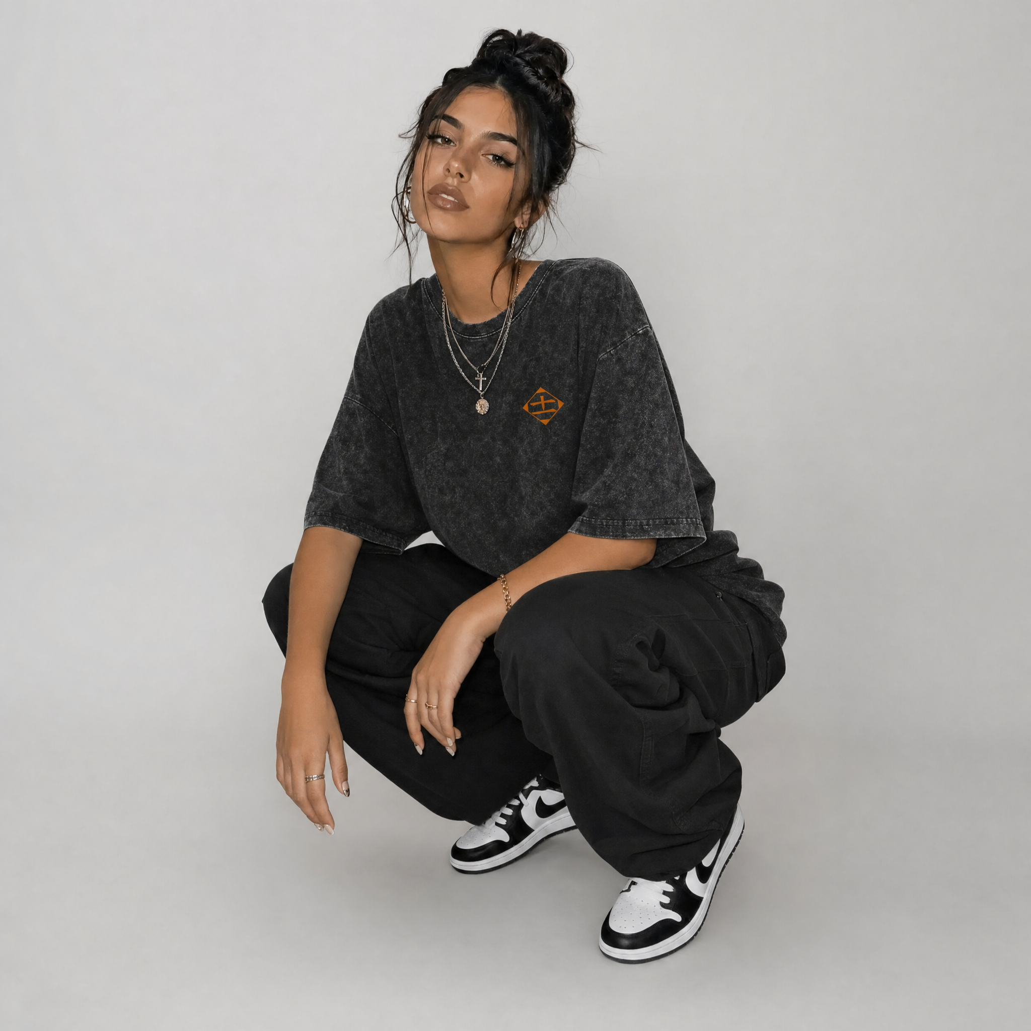 Battle Demon 2-Sided Oversize Vintage Tee