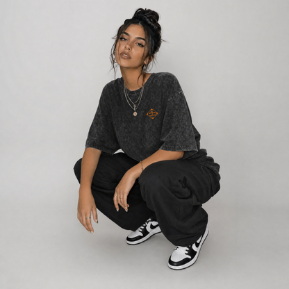 Battle Demon 2-Sided Oversize Vintage Tee