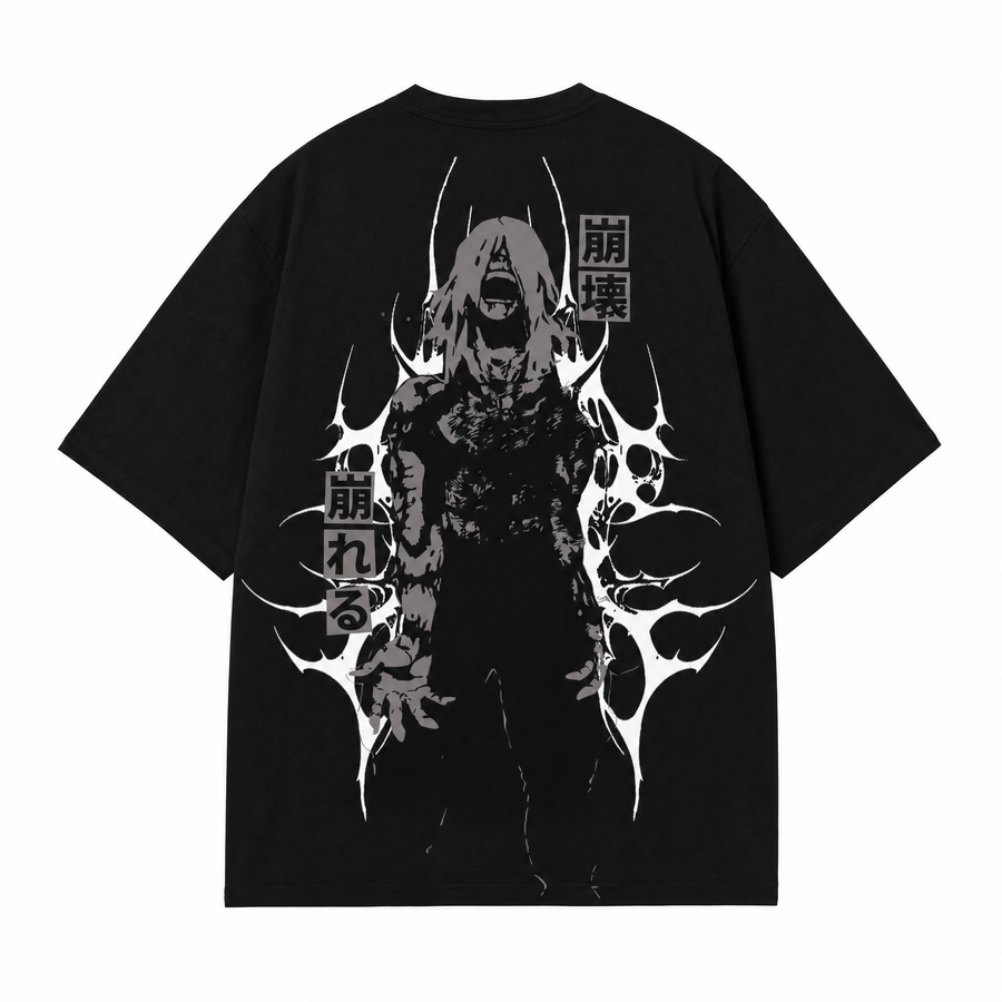 Decaying Heart 2-Sided Oversize Tee