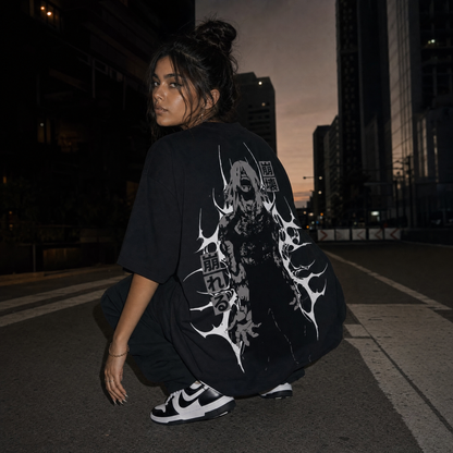 Decaying Heart 2-Sided Oversize Tee