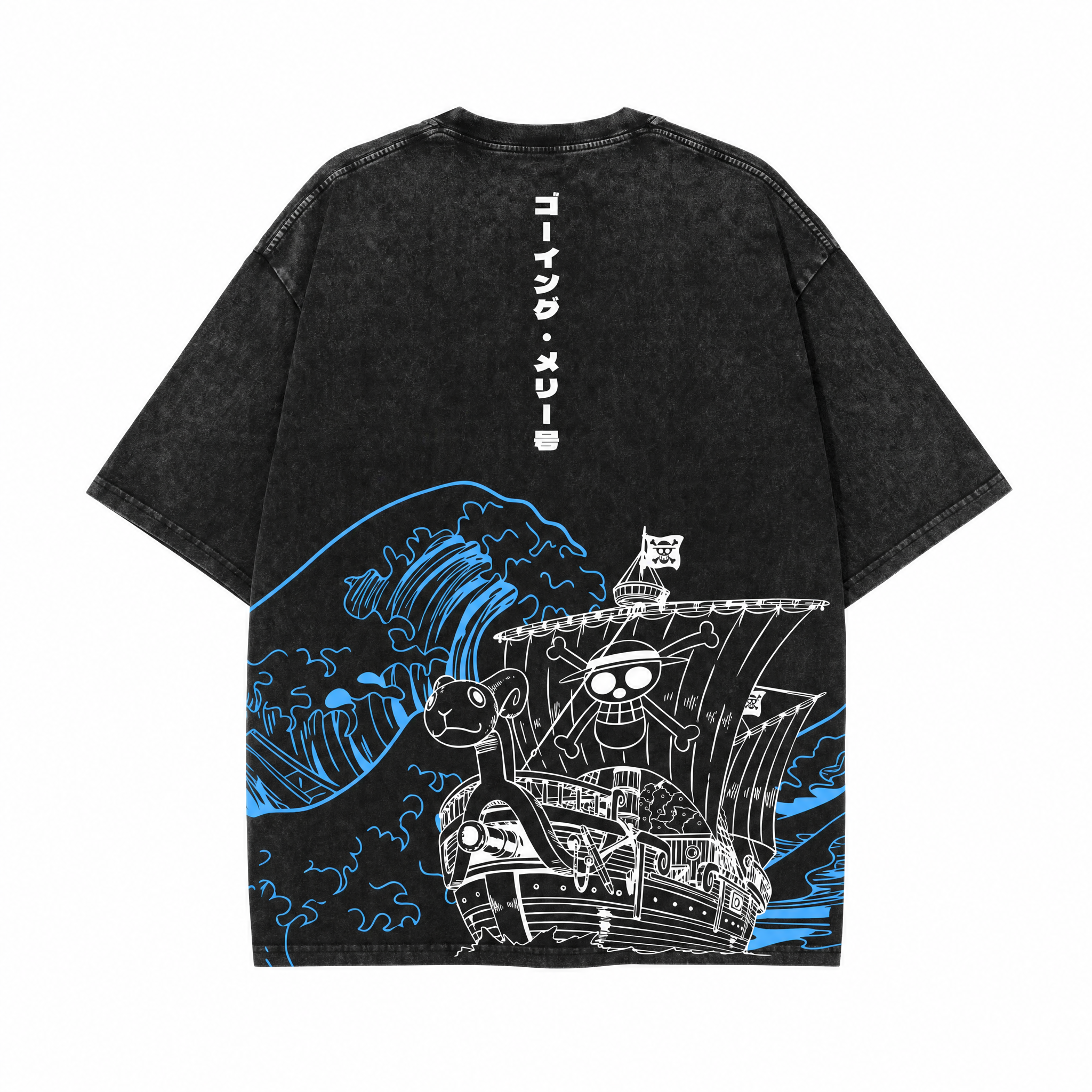 Laughing Sail 2-Sided Oversize Vintage Tee