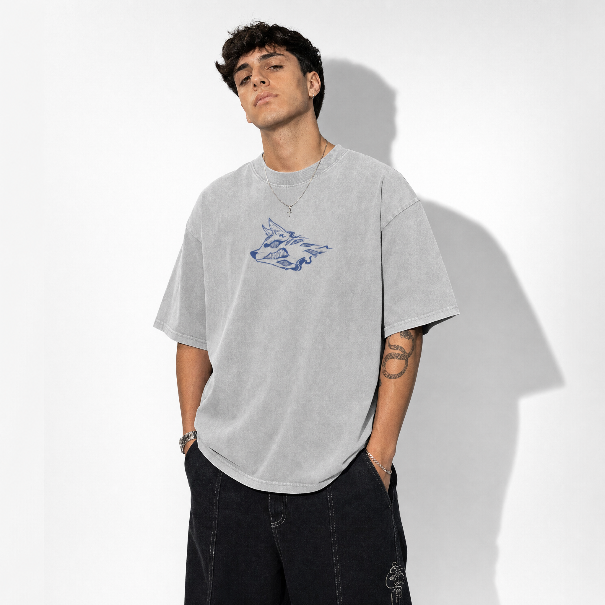 Devil´s Hound Oversize Vintage Tee