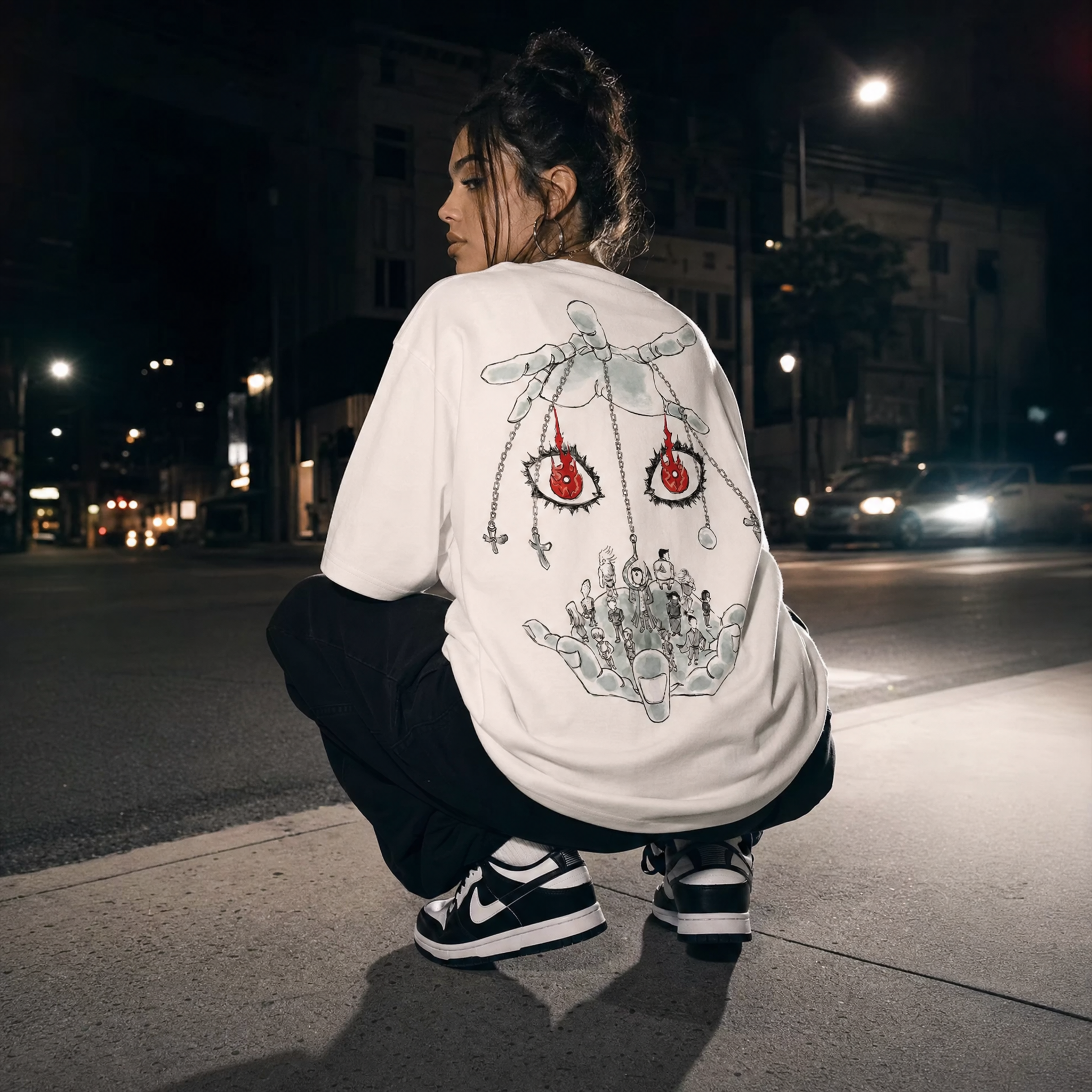 Scarlet Chains Vintage Oversize Tee