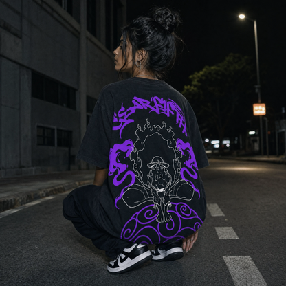Heartbeat Of Freedom 2-Sided Oversize Vintage Tee