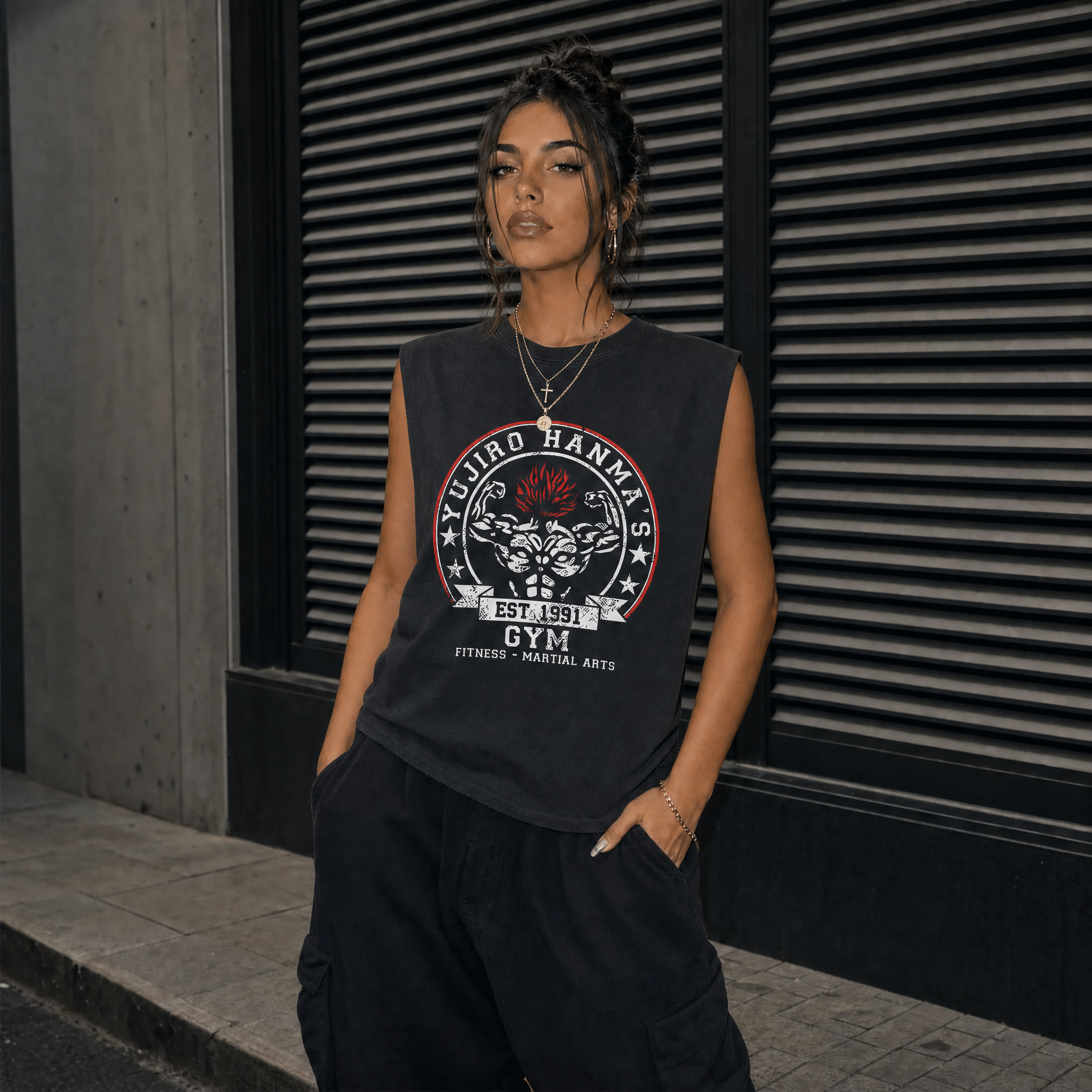 Yujiro Vintage Washed Tank Top