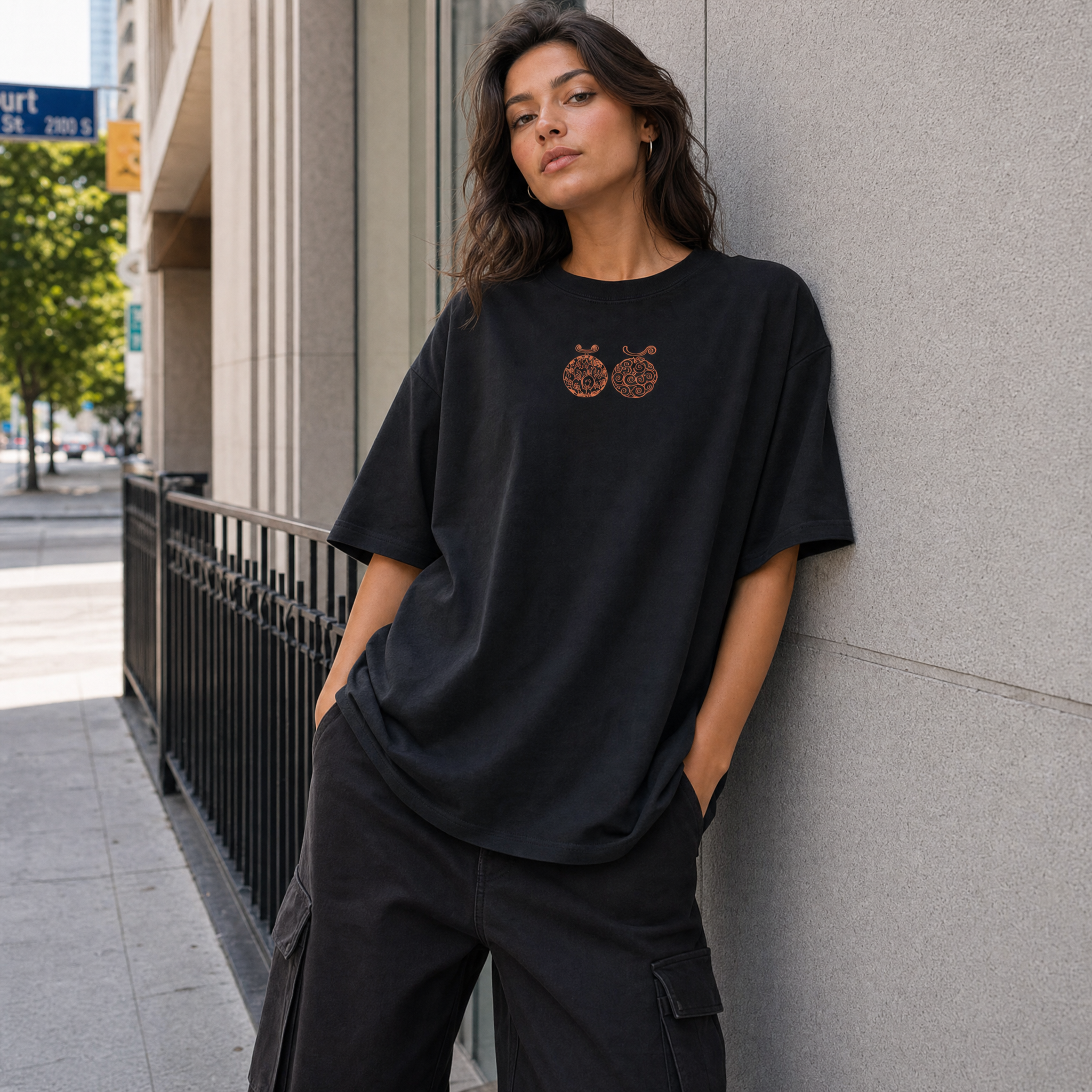 Brother Flame Oversize Tee