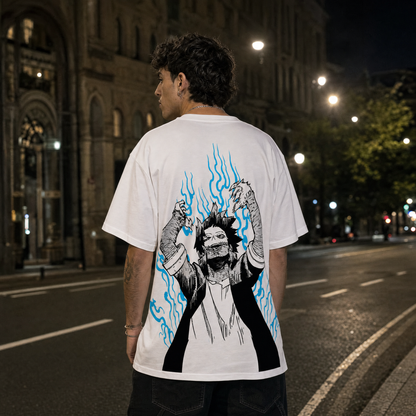 Blue Flame Oversize Tee