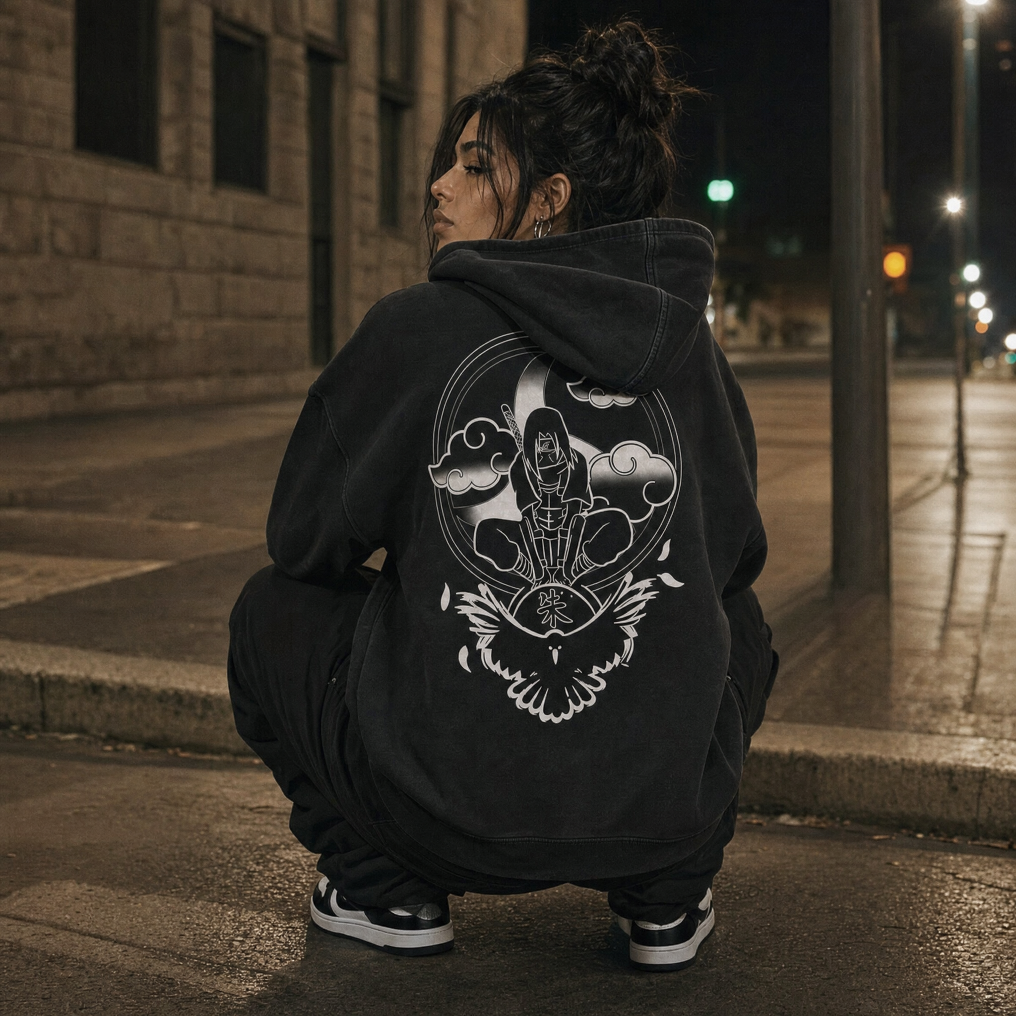 Vengence Ninja Vintage Hoodie