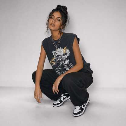 Sun God Vintage Washed Tank Top