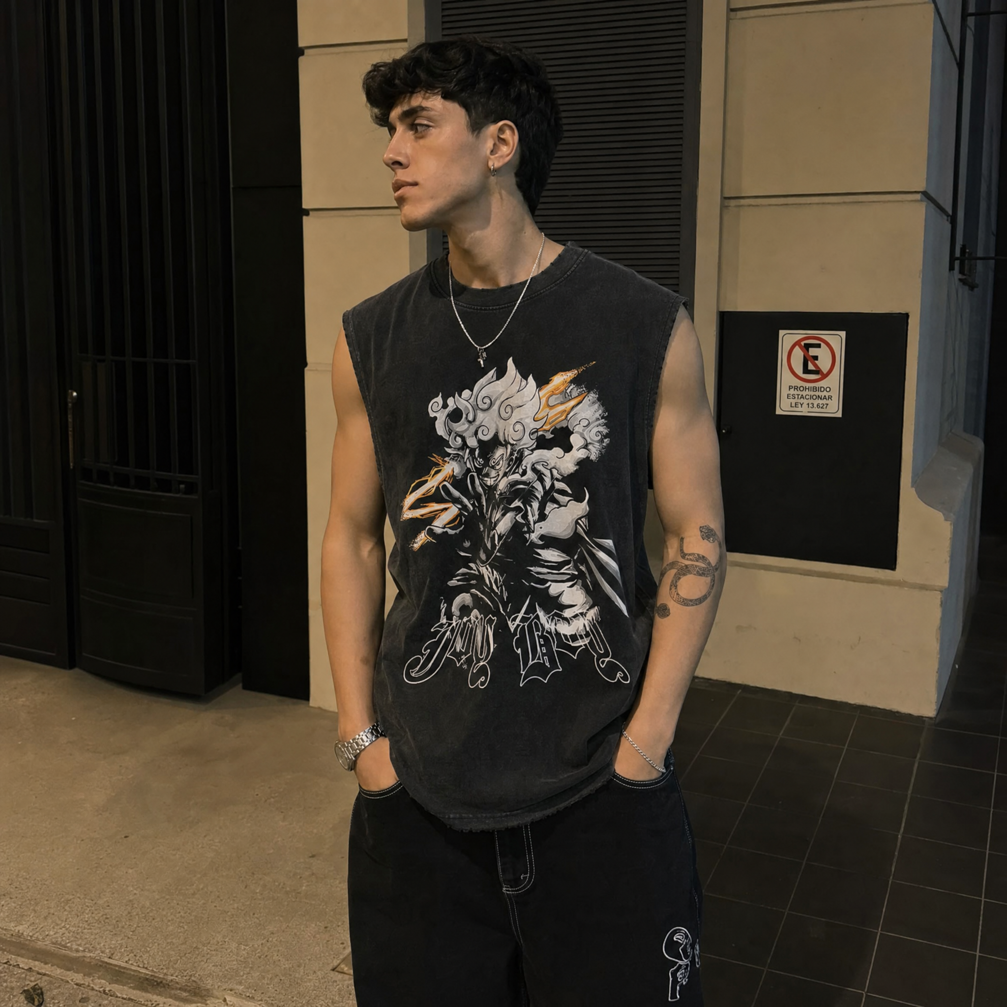 Sun God Vintage Washed Tank Top