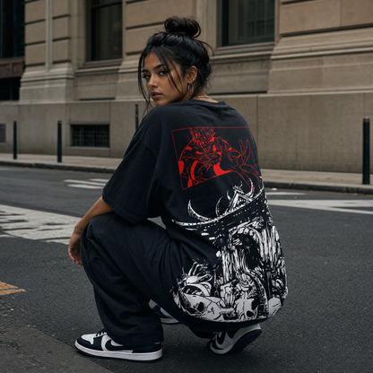 King Of All Curses 2-Sided Oversize Tee